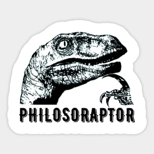 Philosoraptor Sticker